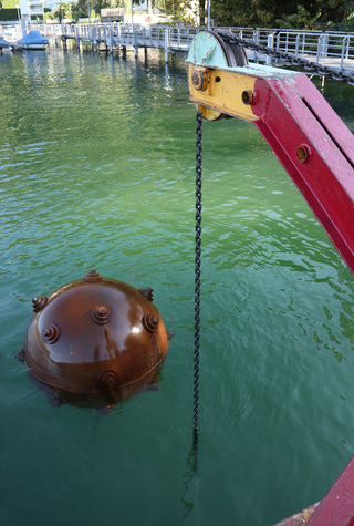 Protecziun da la patria, Posa in acqua della zavorra